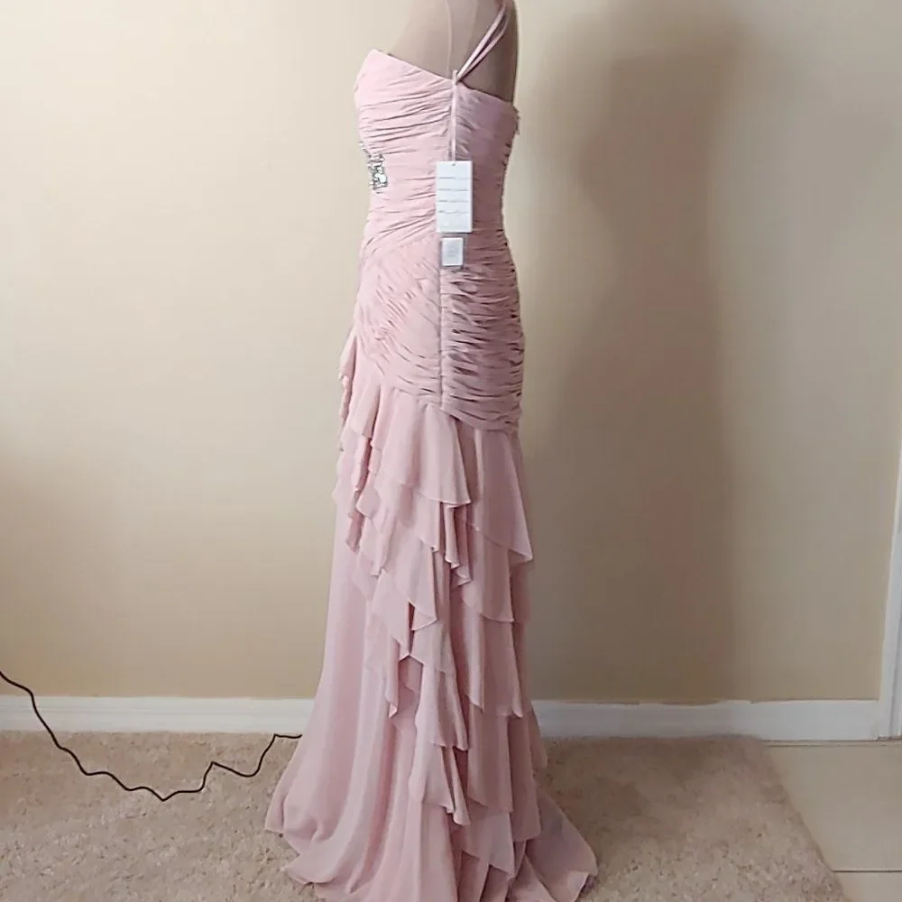 PRICE JUST REDUCED! NWT Feriani Couture Mermaid Formal Evening Gown - Picture 2 of 7